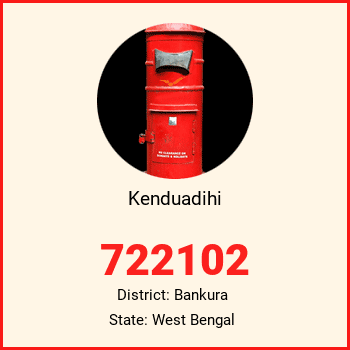 Kenduadihi pin code, district Bankura in West Bengal