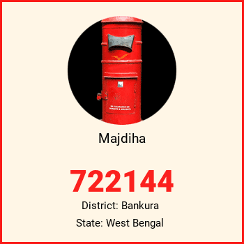 Majdiha pin code, district Bankura in West Bengal