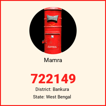 Mamra pin code, district Bankura in West Bengal