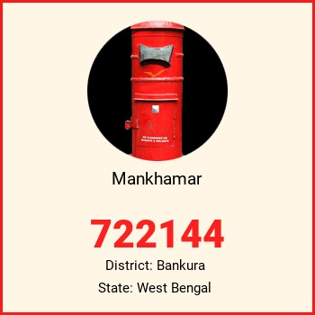 Mankhamar pin code, district Bankura in West Bengal