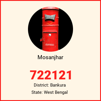 Mosanjhar pin code, district Bankura in West Bengal