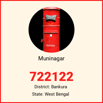 Muninagar pin code, district Bankura in West Bengal
