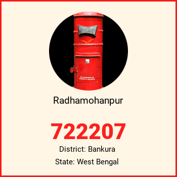 Radhamohanpur pin code, district Bankura in West Bengal