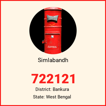 Simlabandh pin code, district Bankura in West Bengal