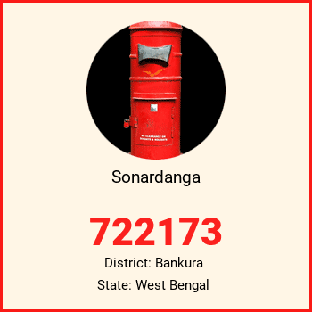Sonardanga pin code, district Bankura in West Bengal