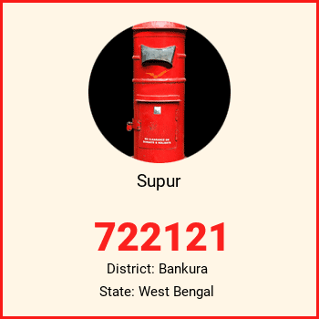 Supur pin code, district Bankura in West Bengal