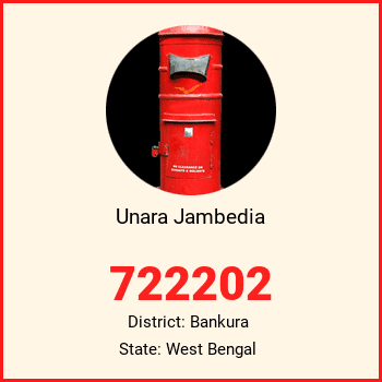 Unara Jambedia pin code, district Bankura in West Bengal