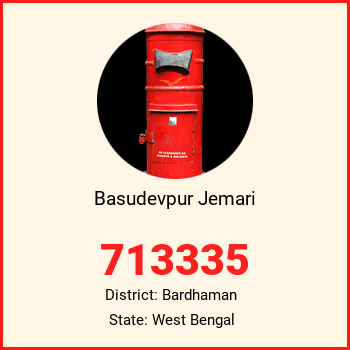 Basudevpur Jemari pin code, district Bardhaman in West Bengal