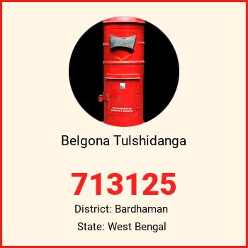 Belgona Tulshidanga pin code, district Bardhaman in West Bengal