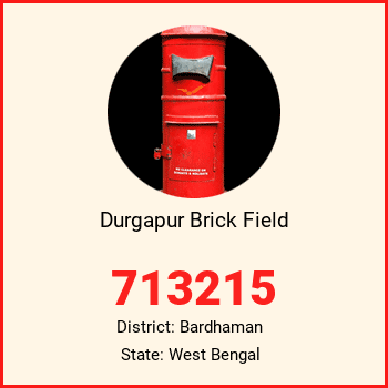 Durgapur Brick Field pin code, district Bardhaman in West Bengal