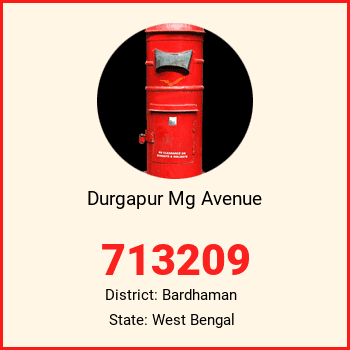 Durgapur Mg Avenue pin code, district Bardhaman in West Bengal