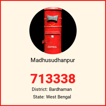 Madhusudhanpur pin code, district Bardhaman in West Bengal