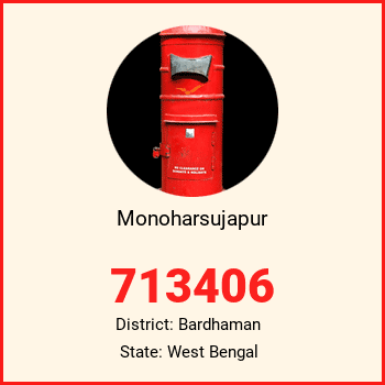 Monoharsujapur pin code, district Bardhaman in West Bengal