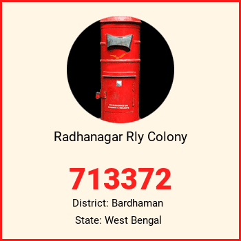 Radhanagar Rly Colony pin code, district Bardhaman in West Bengal