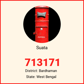 Suata pin code, district Bardhaman in West Bengal