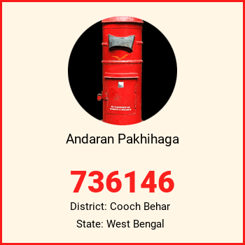 Andaran Pakhihaga pin code, district Cooch Behar in West Bengal