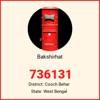 Bakshirhat pin code, district Cooch Behar in West Bengal