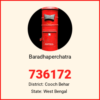 Baradhaperchatra pin code, district Cooch Behar in West Bengal