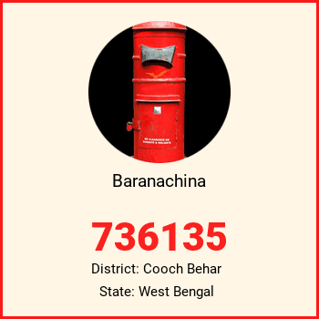 Baranachina pin code, district Cooch Behar in West Bengal