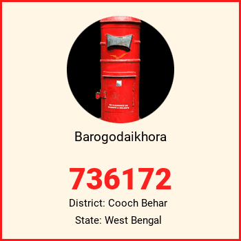 Barogodaikhora pin code, district Cooch Behar in West Bengal