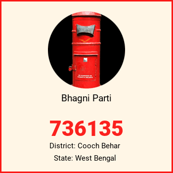 Bhagni Parti pin code, district Cooch Behar in West Bengal