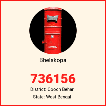 Bhelakopa pin code, district Cooch Behar in West Bengal