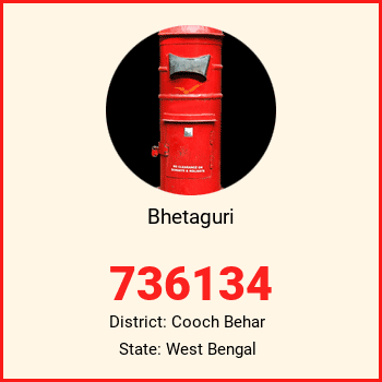 Bhetaguri pin code, district Cooch Behar in West Bengal