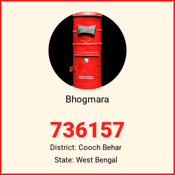 Bhogmara pin code, district Cooch Behar in West Bengal