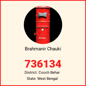 Brahmanir Chauki pin code, district Cooch Behar in West Bengal