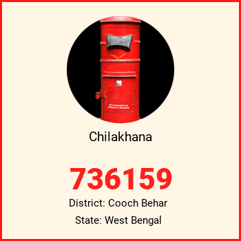 Chilakhana pin code, district Cooch Behar in West Bengal
