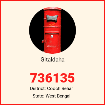 Gitaldaha pin code, district Cooch Behar in West Bengal