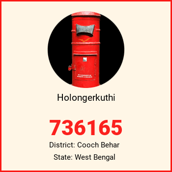 Holongerkuthi pin code, district Cooch Behar in West Bengal