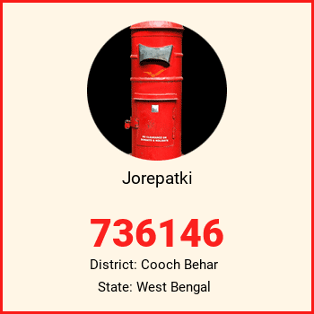 Jorepatki pin code, district Cooch Behar in West Bengal