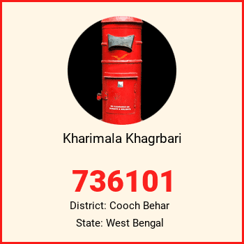 Kharimala Khagrbari pin code, district Cooch Behar in West Bengal