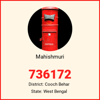 Mahishmuri pin code, district Cooch Behar in West Bengal