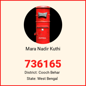 Mara Nadir Kuthi pin code, district Cooch Behar in West Bengal