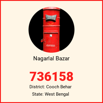 Nagarlal Bazar pin code, district Cooch Behar in West Bengal