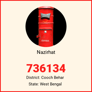 Nazirhat pin code, district Cooch Behar in West Bengal