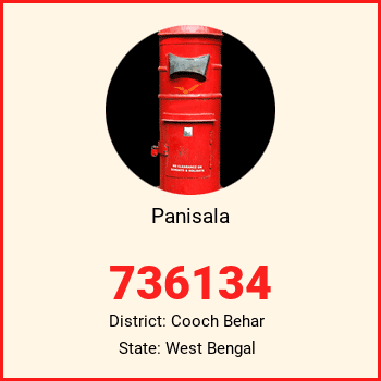 Panisala pin code, district Cooch Behar in West Bengal