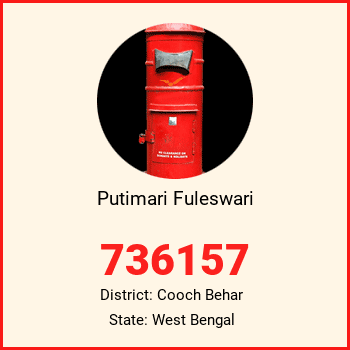 Putimari Fuleswari pin code, district Cooch Behar in West Bengal