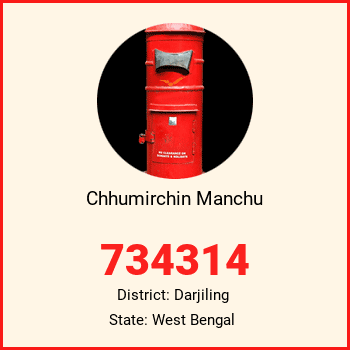 Chhumirchin Manchu pin code, district Darjiling in West Bengal