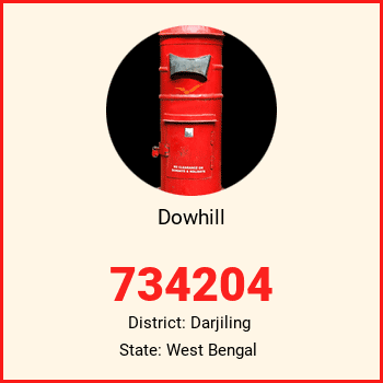 Dowhill pin code, district Darjiling in West Bengal