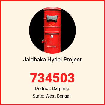 Jaldhaka Hydel Project pin code, district Darjiling in West Bengal