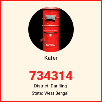 Kafer pin code, district Darjiling in West Bengal