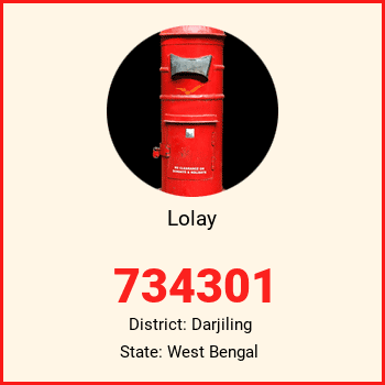 Lolay pin code, district Darjiling in West Bengal