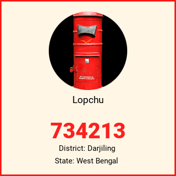 Lopchu pin code, district Darjiling in West Bengal