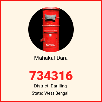 Mahakal Dara pin code, district Darjiling in West Bengal