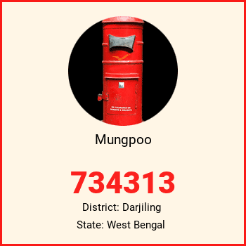 Mungpoo pin code, district Darjiling in West Bengal