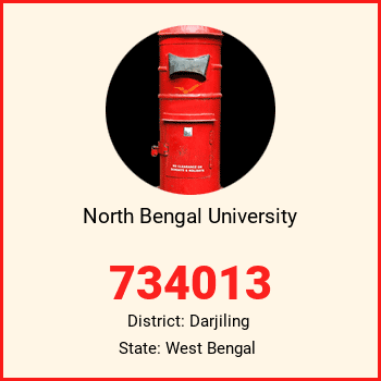 North Bengal University pin code, district Darjiling in West Bengal