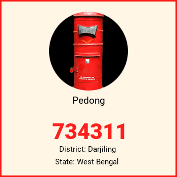 Pedong pin code, district Darjiling in West Bengal